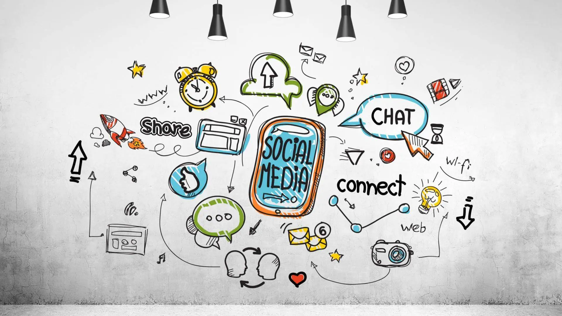 Ilustración Social Media